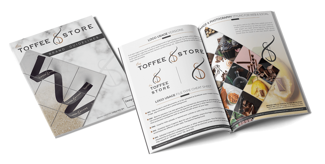 Toffee Store Brand Identity Design by Jo